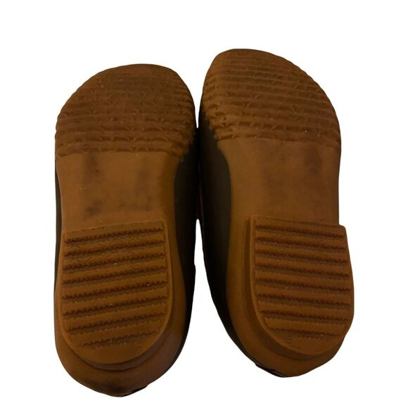 #3755 JBU GWEN WOMEN'S 8M TAN & BROWN LOW DUCK SHOES RAIN WEATHER READY - Picture 4 of 10